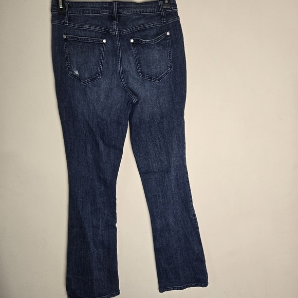 Boot cut button fly 10 long Simply Vera jeans - Picture 6 of 6